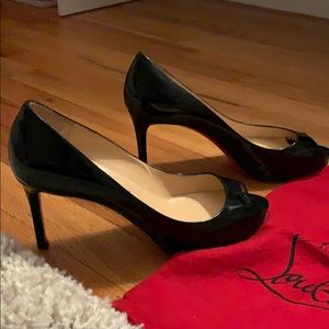 Christian Louboutin 85mm Youyou  black patent pump